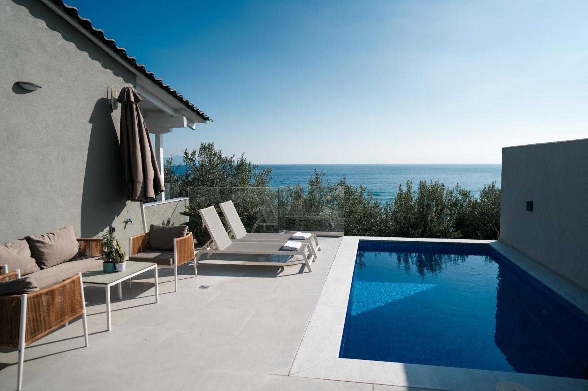 Aegean View Villa Loutra Elevtheron Exterior foto