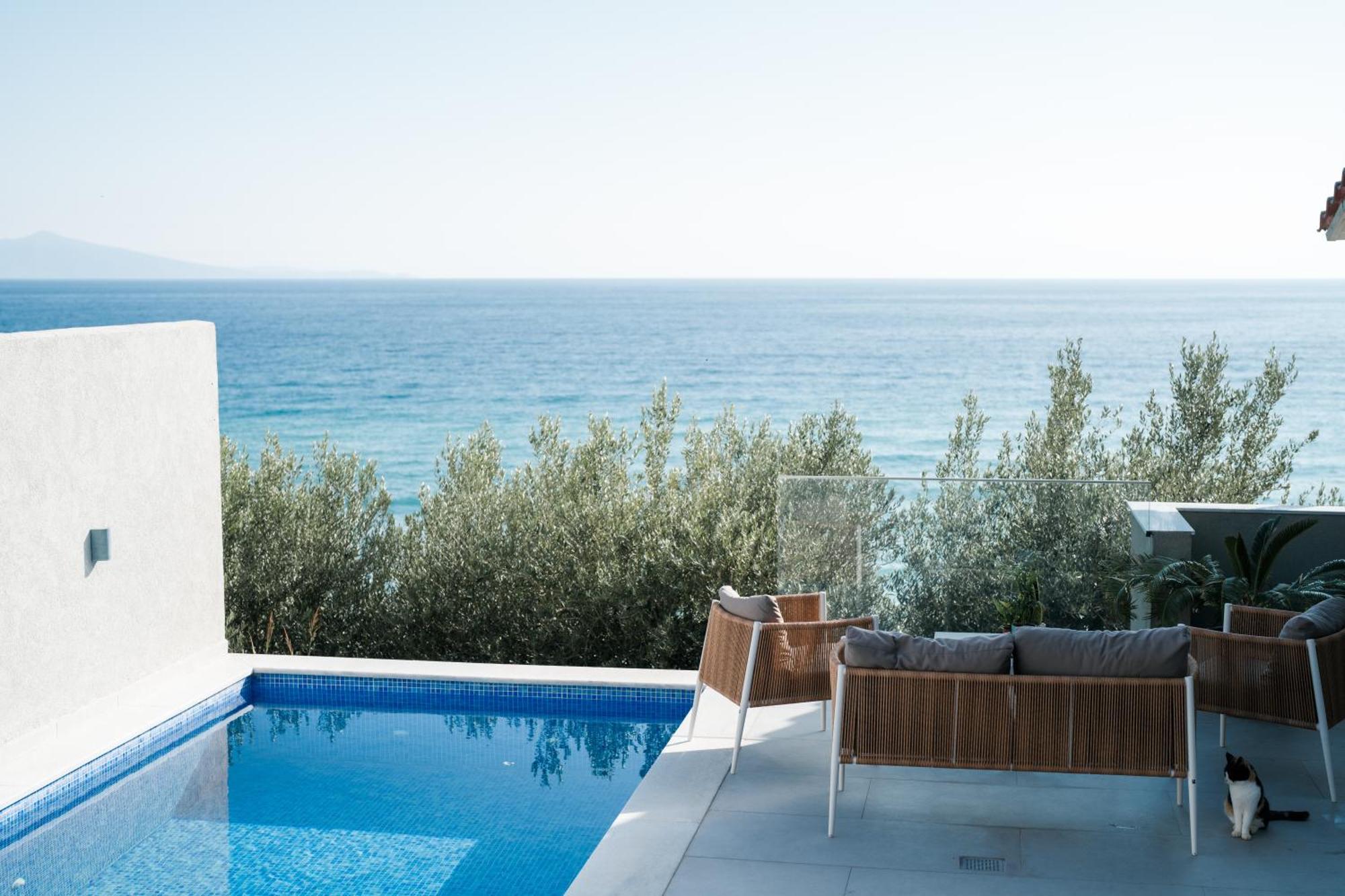 Aegean View Villa Loutra Elevtheron Exterior foto